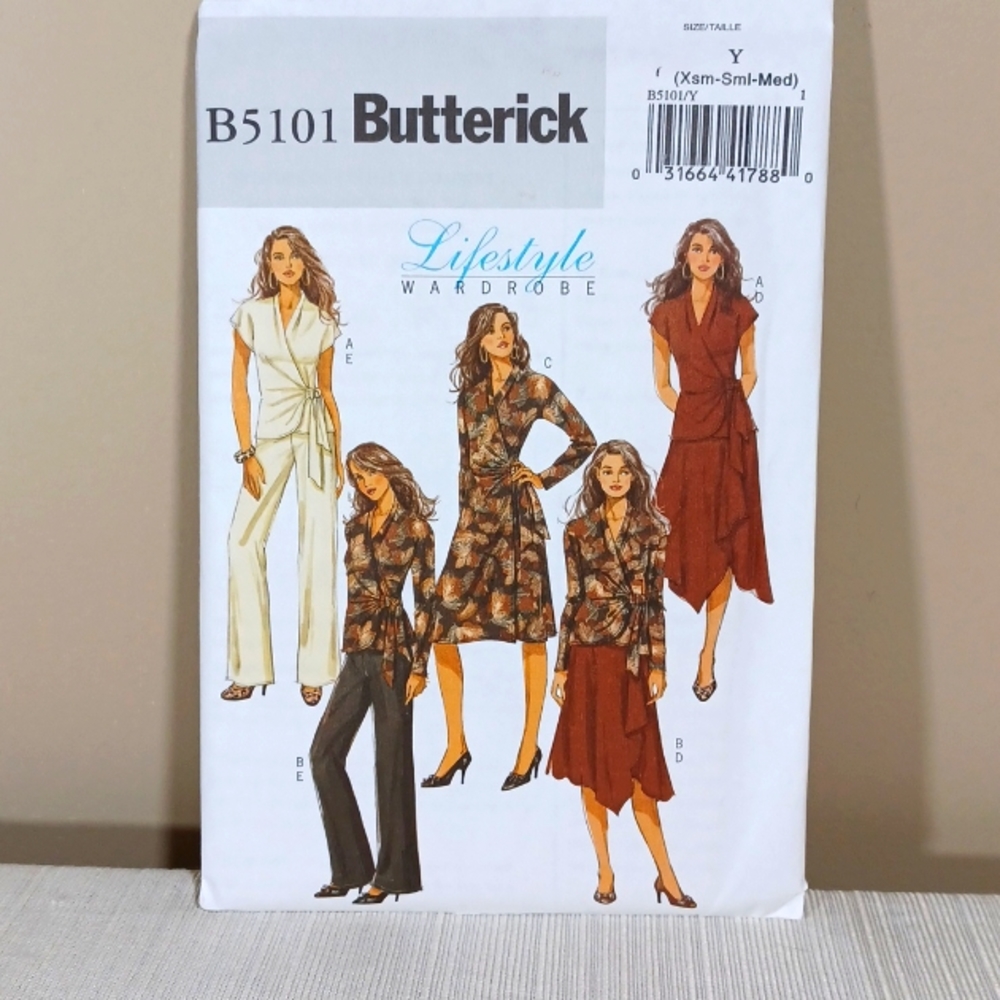 3 for $15 - Butterick Pattern #B5101 in Sz XS, S, & M